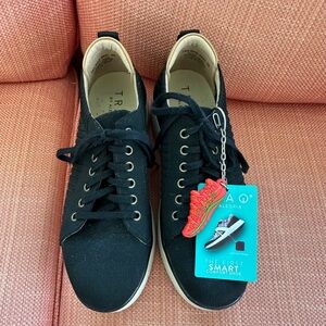 Traq by Alegria Black Sneakers